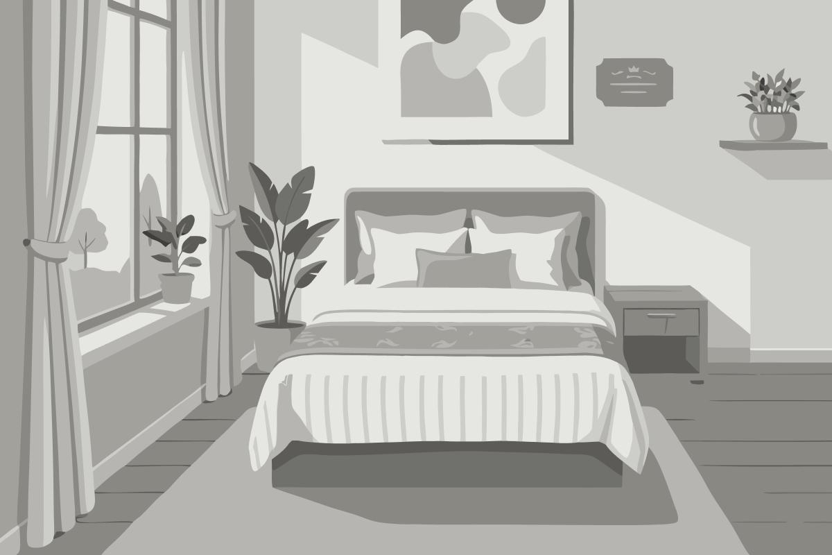 Quarto de Luxo com Lareira
